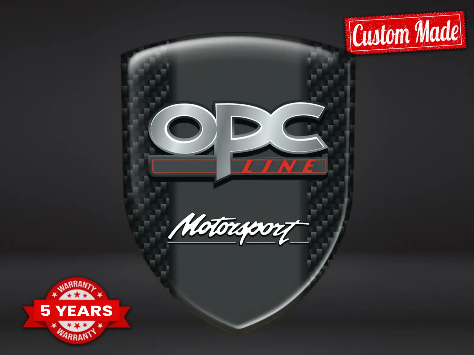 OPC Insignias Silicona Auto Resistentes Alta Calidad Profesional
